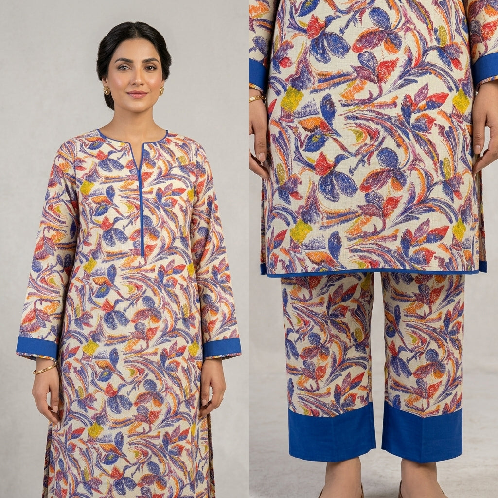 2-Piece Premium Printed Lawn Suit