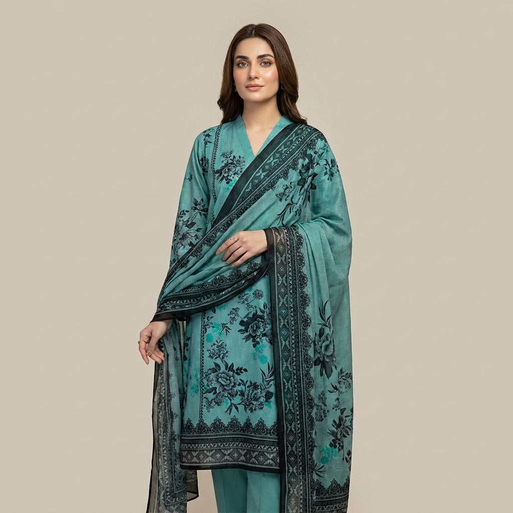 3-Piece Premium Printed Lawn Suit