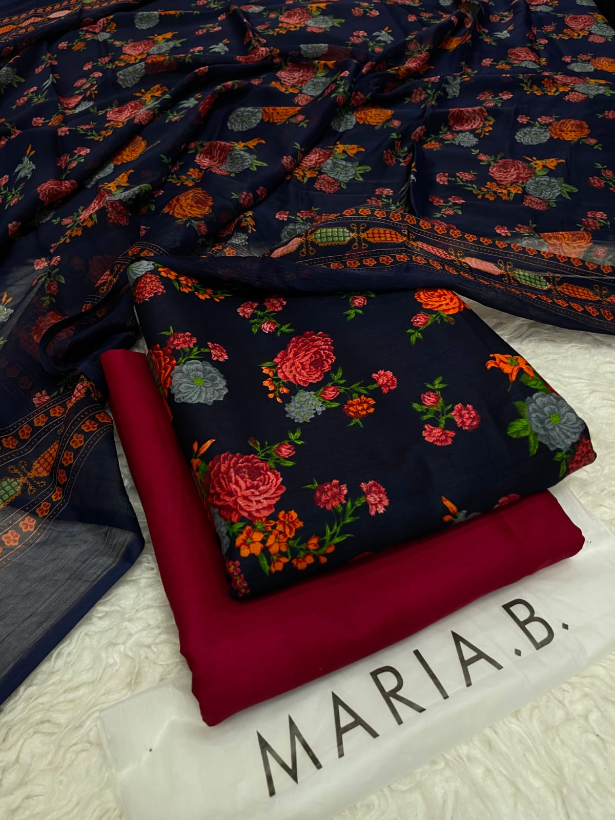 3-Piece Premium Printed Lawn Suit
