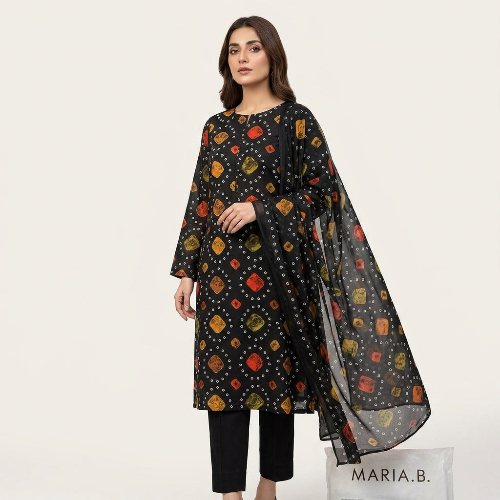 3-Piece Premium Printed Lawn Suit