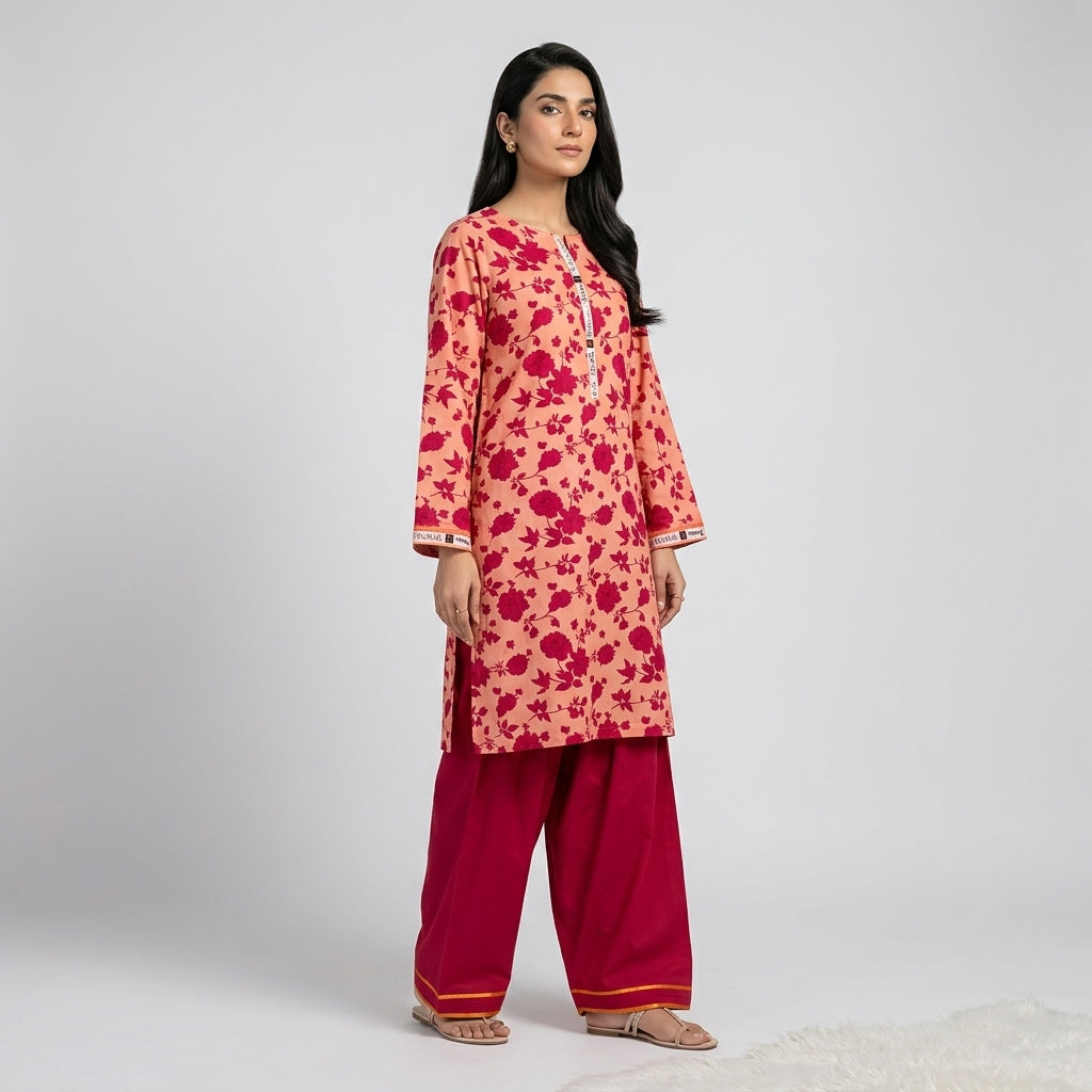 2-Piece Premium Printed Lawn Suit