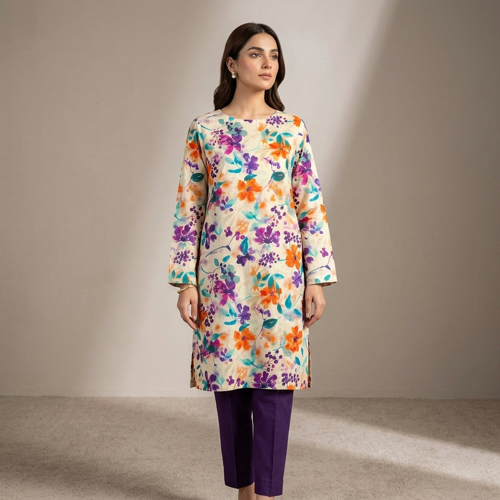 2-Piece Premium Printed Lawn Suit