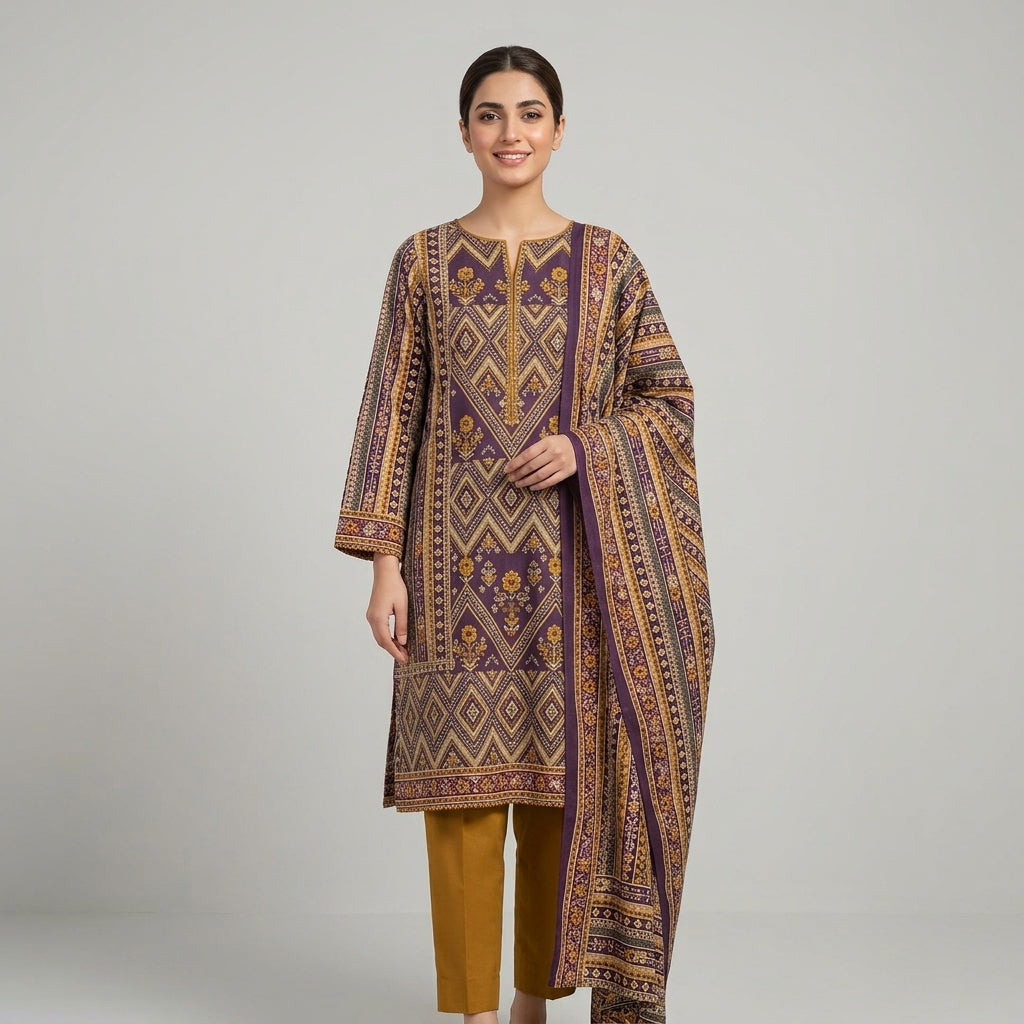 2-Piece Premium Printed Lawn Suit